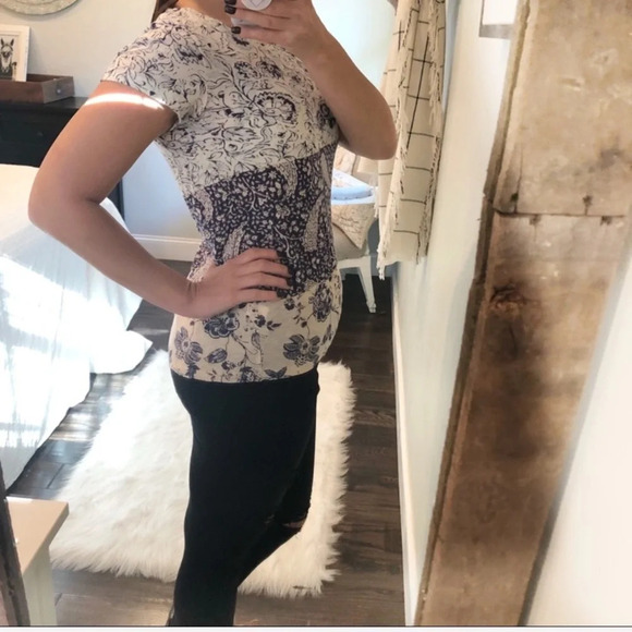 LUCKY BRAND Small boho paisley blouse - Picture 4 of 6